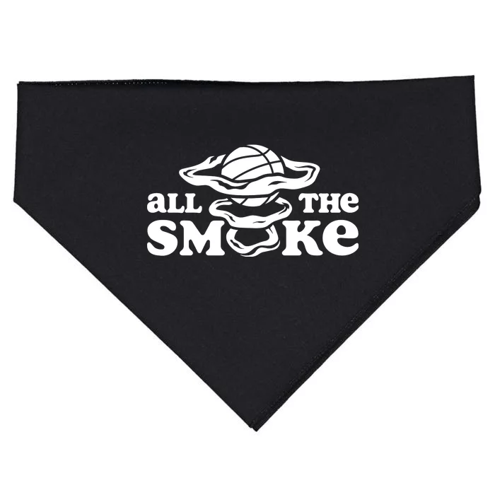 All The Smoke Funny Basketball Podcast USA-Made Doggie Bandana