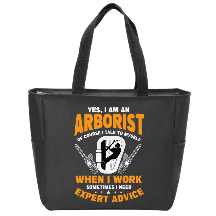 Arborist Tree Surgeon Arboriculturist Horticulture Zip Tote Bag