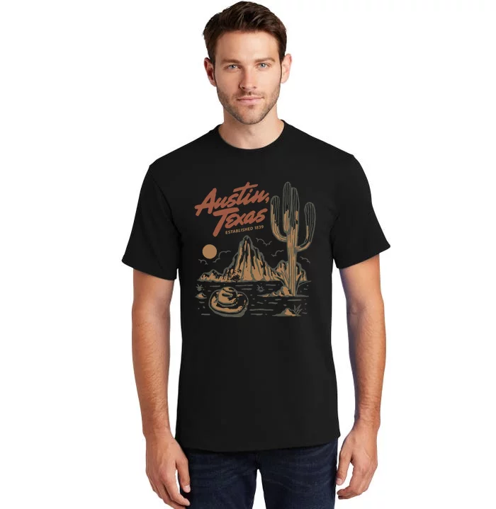 Austin Texas State Tall T-Shirt