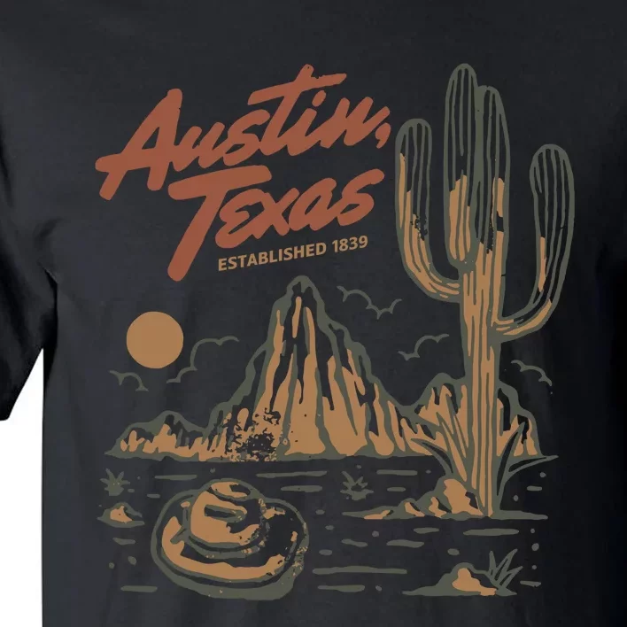 Austin Texas State Tall T-Shirt