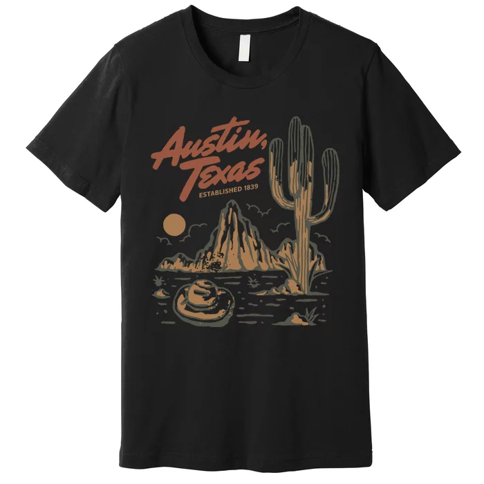 Austin Texas State Premium T-Shirt