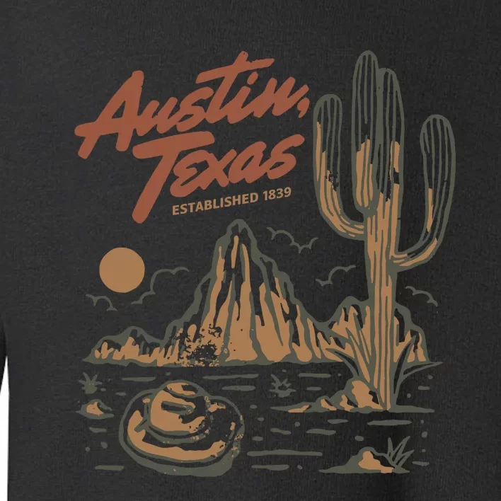 Austin Texas State Toddler Sweatshirt