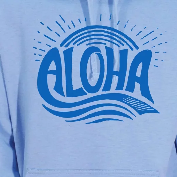 Aloha Tropical Surfer Unisex Surf Hoodie