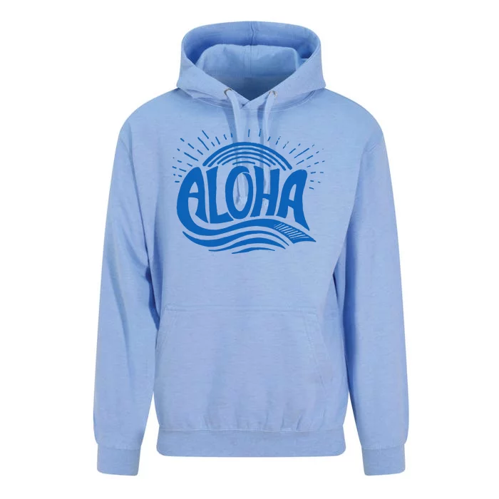 Aloha Tropical Surfer Unisex Surf Hoodie