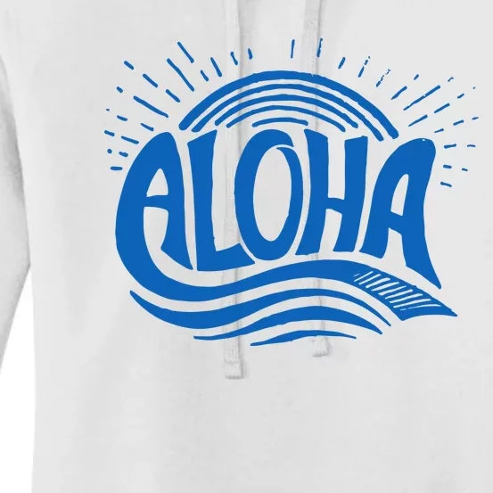 Aloha Tropical Surfer Women's Pullover Hoodie