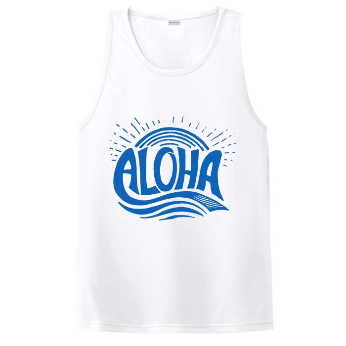 Aloha Tropical Surfer Performance Tank