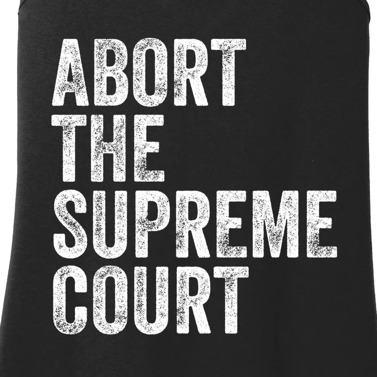 ABORT THE SUPREME COURT Ladies Essential Tank