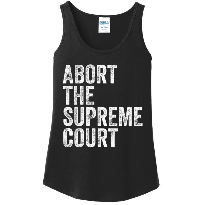 ABORT THE SUPREME COURT Ladies Essential Tank