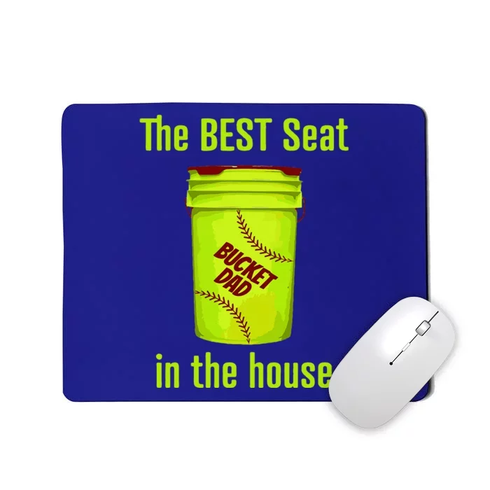 As Tees Softball Dad Best Seat In The House Catcher Mousepad