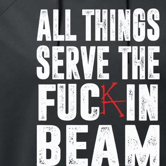 All Things Serve The Fuc In Beam Performance Fleece Hoodie