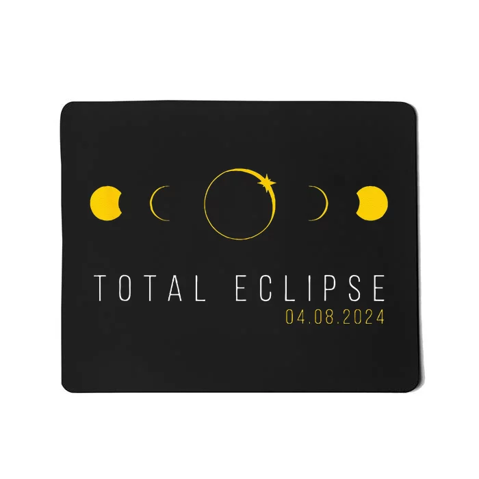 American Totality Solar Lunar Eclipse April 8 2024 Mousepad