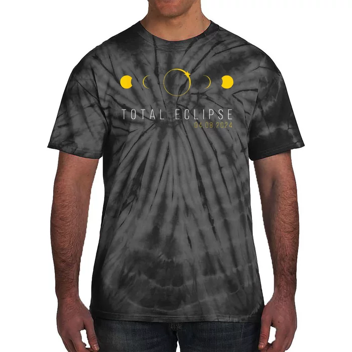 American Totality Solar Lunar Eclipse April 8 2024 Tie-Dye T-Shirt