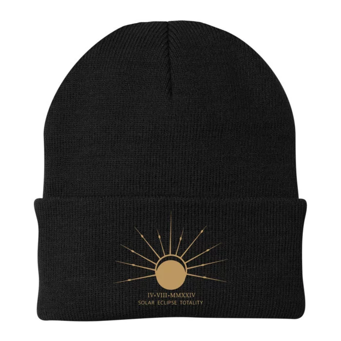 American Total Solar Eclipse April 8th 2024 Knit Cap Winter Beanie