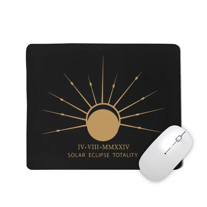 American Total Solar Eclipse April 8th 2024 Mousepad