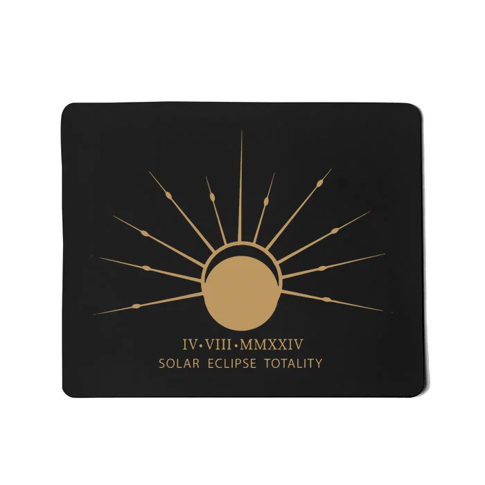 American Total Solar Eclipse April 8th 2024 Mousepad