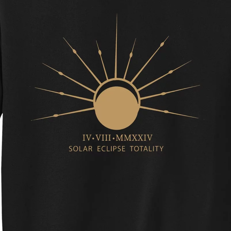 American Total Solar Eclipse April 8th 2024 Tall Sweatshirt