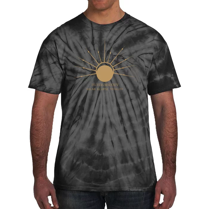 American Total Solar Eclipse April 8th 2024 Tie-Dye T-Shirt