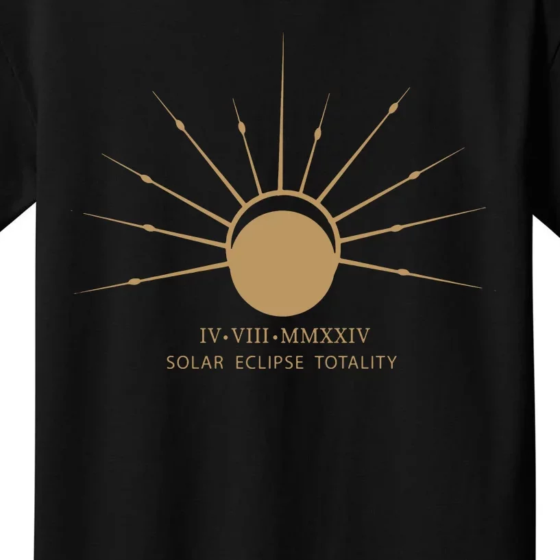 American Total Solar Eclipse April 8th 2024 Kids T-Shirt