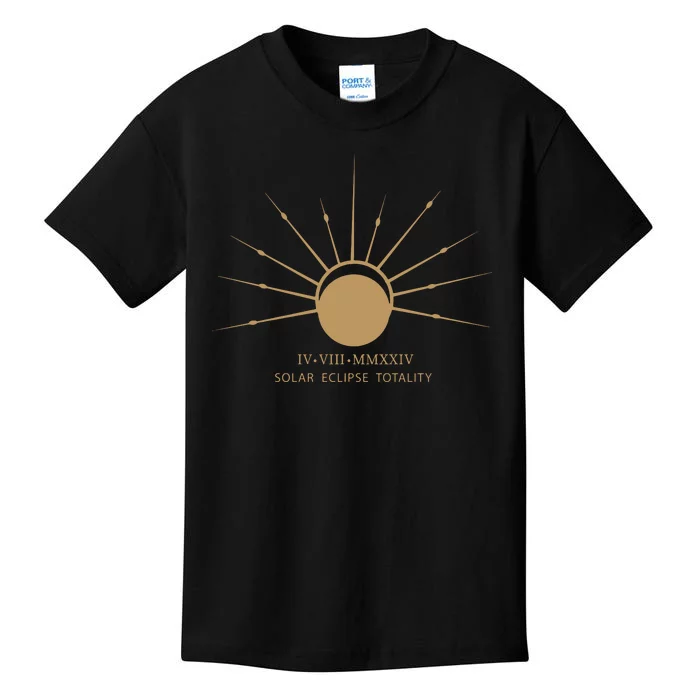 American Total Solar Eclipse April 8th 2024 Kids T-Shirt