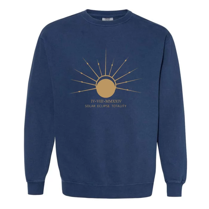 American Total Solar Eclipse April 8th 2024 Garment-Dyed Sweatshirt