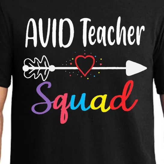 AVID Teacher Squad Funny Back To School Teacher supplies Pajama Set