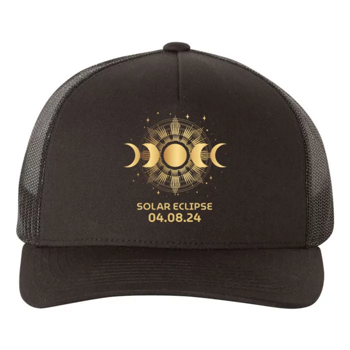 American Total Solar Eclipse April 8th 2024 Yupoong Adult 5-Panel Trucker Hat