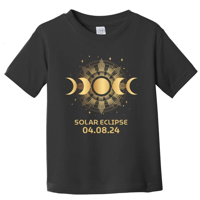 American Total Solar Eclipse April 8th 2024 Toddler T-Shirt