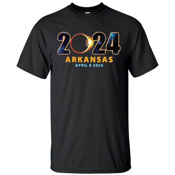 Arkansas Total Solar Eclipse 2024 Tall T-Shirt