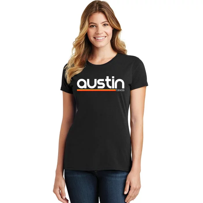 Austin Texas Souvenir Vintage Funny Texas Austin Women's T-Shirt