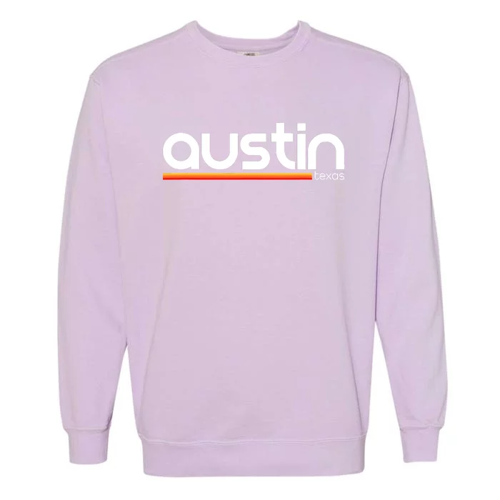 Austin Texas Souvenir Vintage Funny Texas Austin Garment-Dyed Sweatshirt