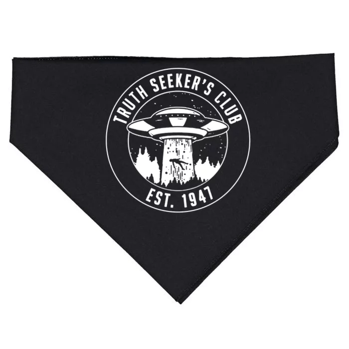 Alien Truth SeekerS Club Est 1947 USA-Made Doggie Bandana