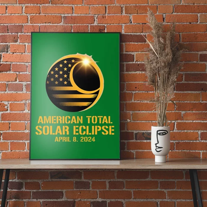 American Total Solar Eclipse April 8 2024 Totality Astronomy Poster