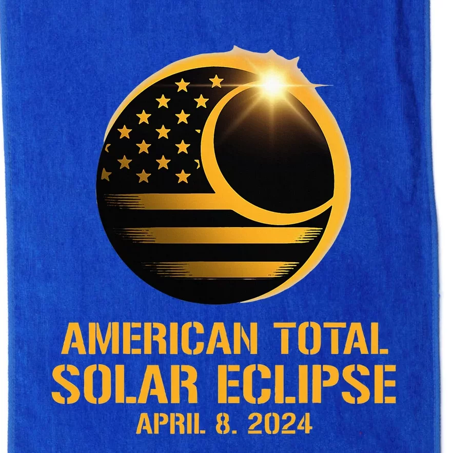 American Total Solar Eclipse April 8 2024 Totality Astronomy Platinum Collection Golf Towel