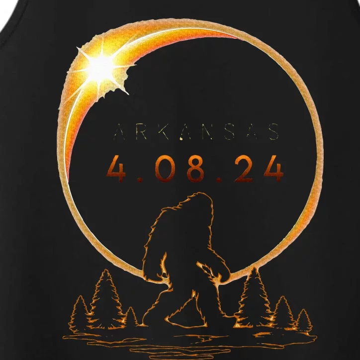 Arkansas Total Solar Eclipse 2024 Bigfoot Solar Eclipse Performance Tank