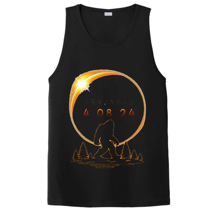 Arkansas Total Solar Eclipse 2024 Bigfoot Solar Eclipse Performance Tank