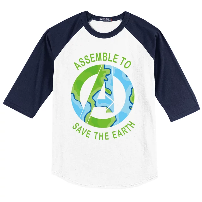 Assemble To Save The Earth Happy Earth Day Great Gift Baseball Sleeve Shirt