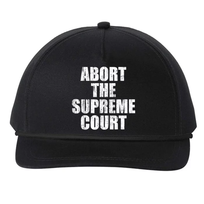 ABORT THE SUPREME COURT Snapback Five-Panel Rope Hat