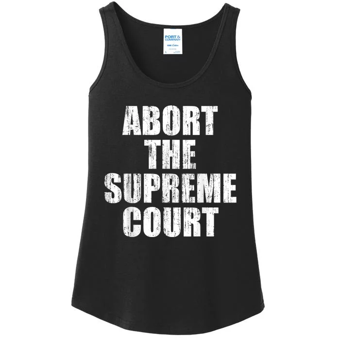 ABORT THE SUPREME COURT Ladies Essential Tank