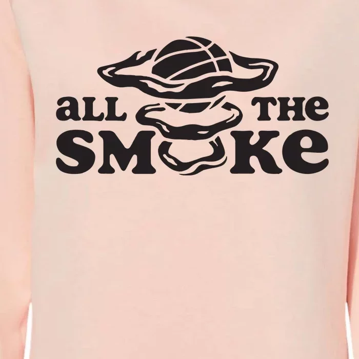 All The Smoke Womens California Wash Sweatshirt