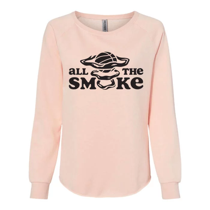 All The Smoke Womens California Wash Sweatshirt