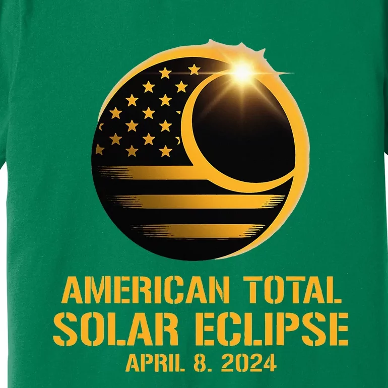 American Total Solar Eclipse April 8 2024 Totality Astronomy Premium T-Shirt