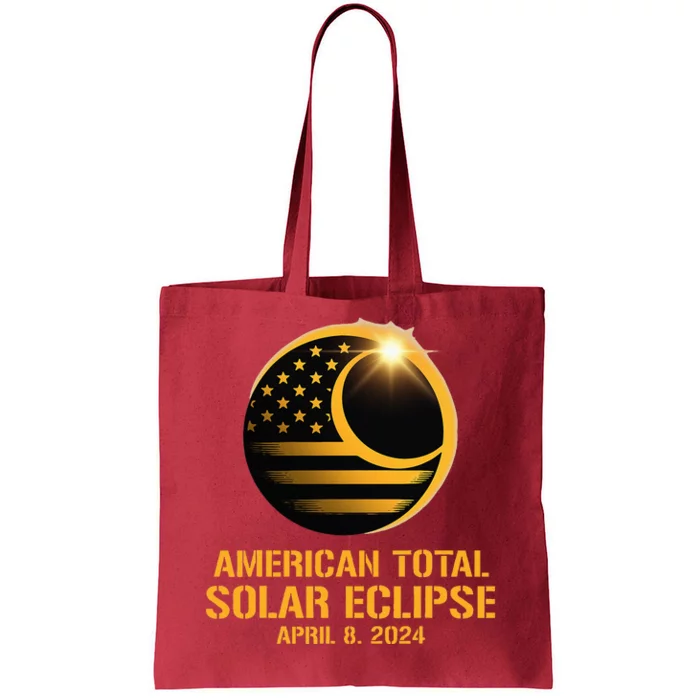 American Total Solar Eclipse April 8 2024 Totality Astronomy Tote Bag