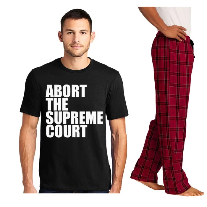 Abort The Supreme Court Feminist Protest Pajama Set