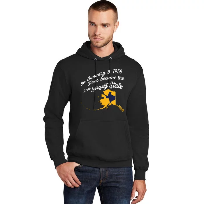 Alaska Texas Shirts Funny Alaska Vs Texas Tall Hoodie