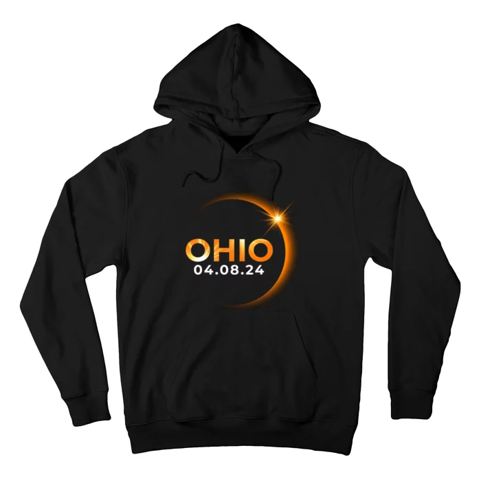 America Total Solar Eclipse Spring April 8 2024 Ohio Hoodie