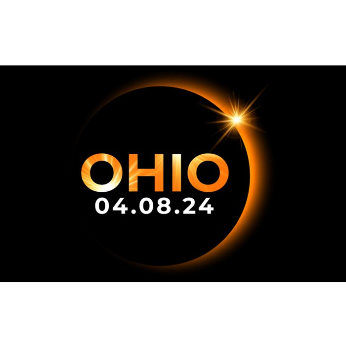 America Total Solar Eclipse Spring April 8 2024 Ohio Bumper Sticker