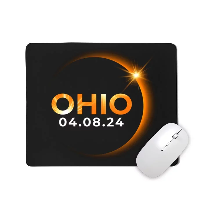 America Total Solar Eclipse Spring April 8 2024 Ohio Mousepad