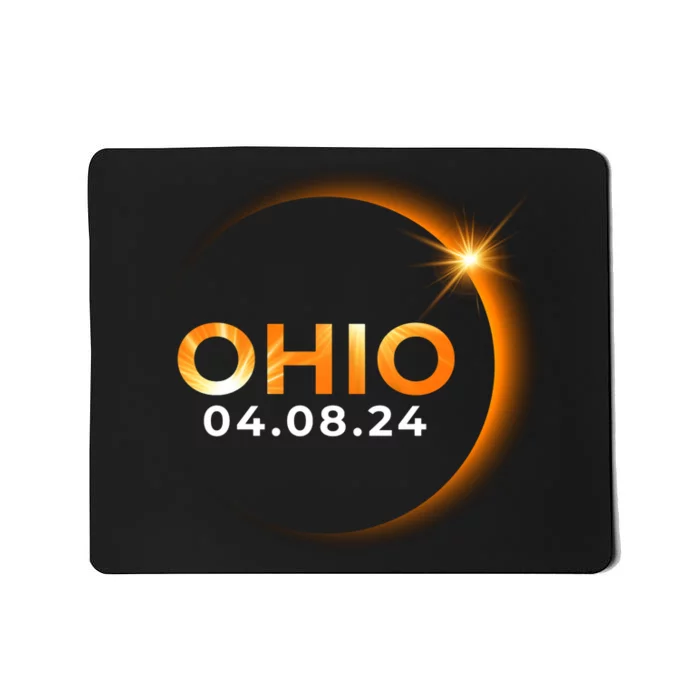 America Total Solar Eclipse Spring April 8 2024 Ohio Mousepad