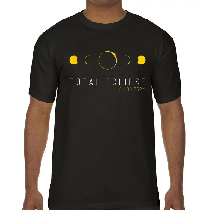 American Totality Solar Lunar Eclipse April 8 2024 Comfort Colors T-Shirt