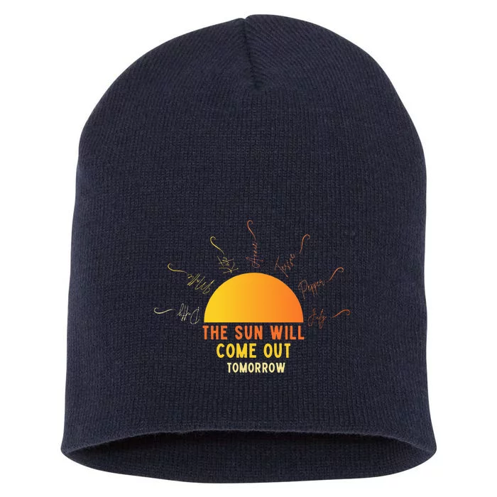 Annie The Sun Will Come Out Tomorrow Short Acrylic Beanie